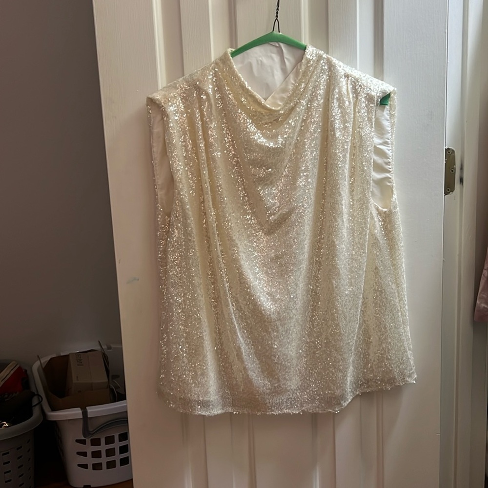 Amanda Uprichard sequin top